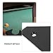 Abaodam Pool Table Metal Corners 4Pcs Replacement Billiard Table Parts for Snooker Corner Protection and Stability 7.17X7.17X1.57 Inches