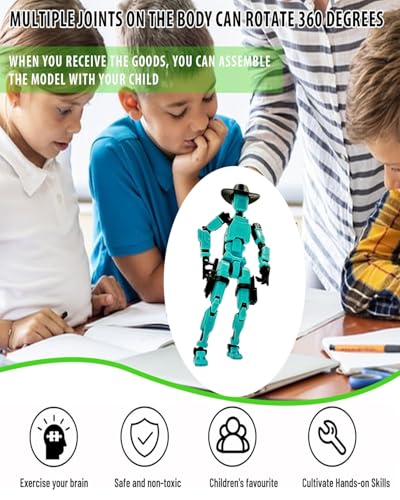 Image of Dummy 13, T13 Action Figure, Dummy 14 Action Figure, Action Figure Toys, Multi-Articular Design, Perfect for Home Decoration and Collectors, Ideal for All Age