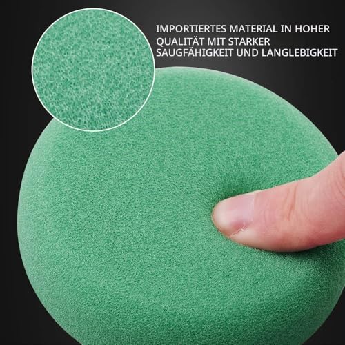 SPTA 29pcs 25mm/50mm/80mm Polierpads Bohrer Polierpad Detail Polierpad Compound Kit mit M14 Gewinde Backing Pad Adapter für Auto Schleifen, Polieren, Wachsen, Dichtungsglase