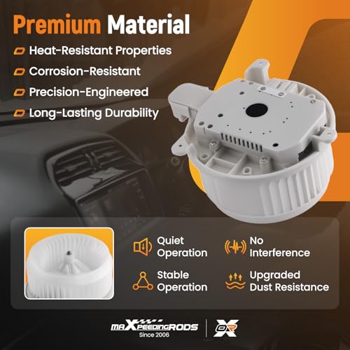 Image of maXpeedingrods 700298 AC Blower Motor with Brushless Motor Fits for Toyota Sienna Front 2011-2017, for Toyota Sequoia Front 2008-2017 Replaces # 871030C051 75050 87103-0C051