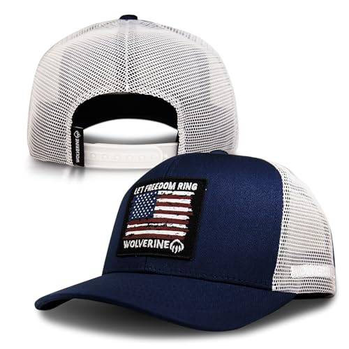 Image of Wolverine Trucker Hat | Mesh Back | Snapback | Adjustable | Rugged | Durable | Workwear