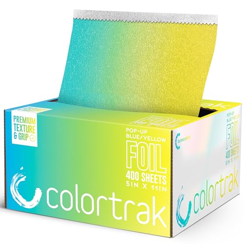 Colortrak Blue/Yellow Gradient Pop-up Foil, 400 Count Pre-Cut Sheets