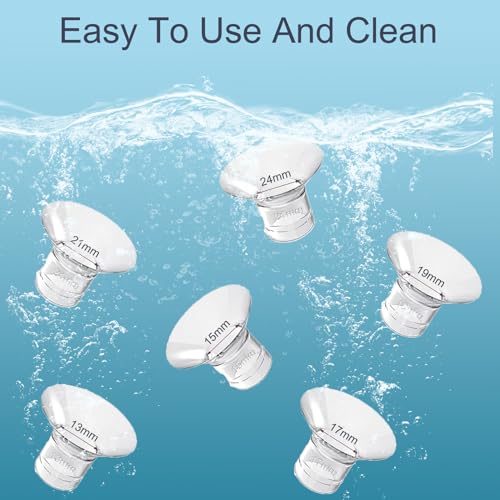 Insertos de brida SKYWOT 6 piezas para extractor de leche miniatura 6