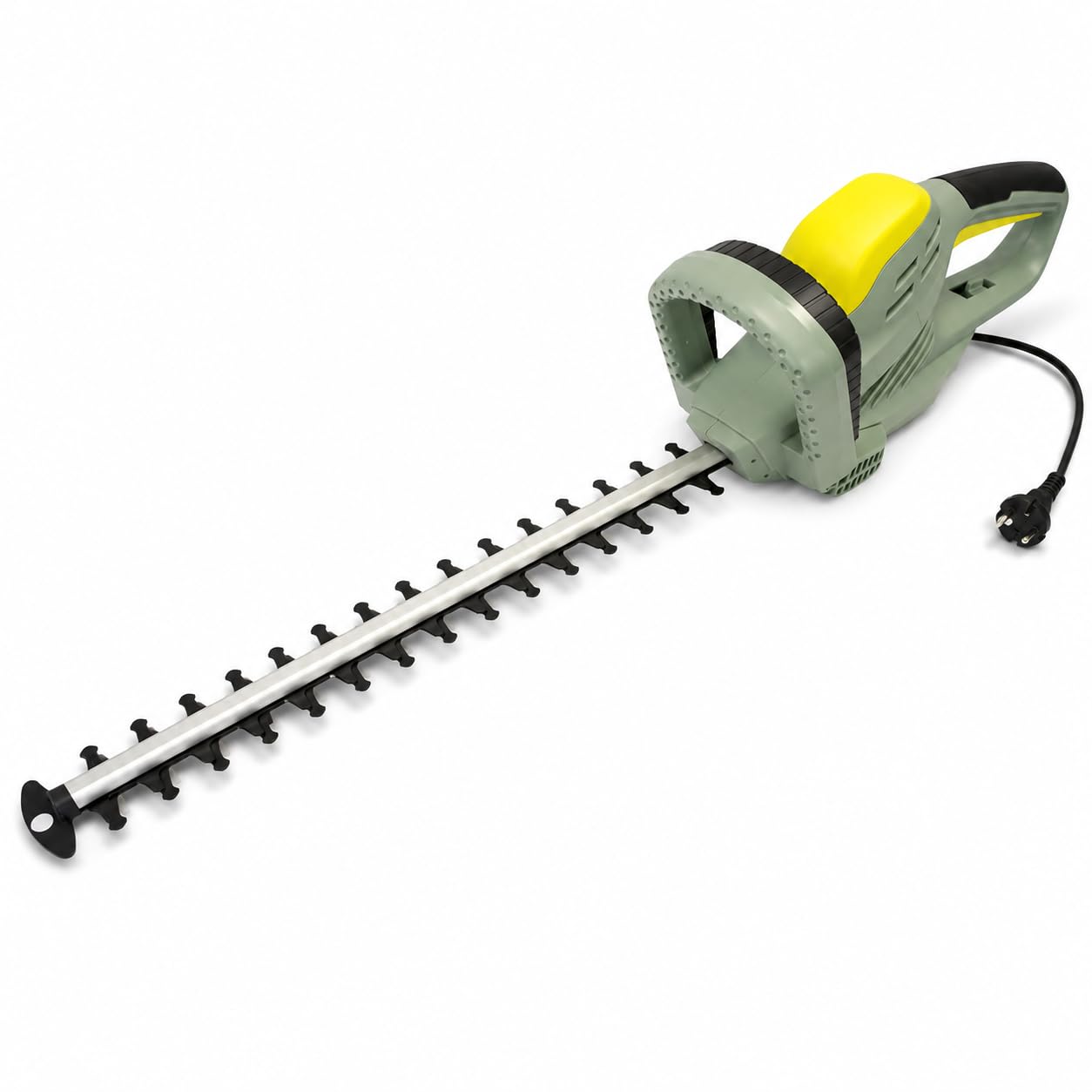 KOMBO - Tagliasiepi Elettrico 550W con Lama da 55 cm in Alluminio a Taglio Laser – Capacità di Taglio 16 mm, Velocità 1750 giri/min, Coprilama incluso – Classe 2, 230V