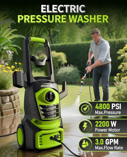 Powerful WorkBless 4800PSI Electric Washer
