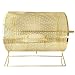 YH Poker Deluxe Medium Size Brass Plated Raffle Drawing Ticket Drum Holds 5000 Drawing Tickets Spinning Lottery