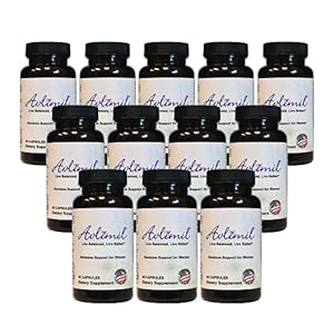 Hormone Balance & Menopause | Relief from Mood Swings, Hot Flashes, Night Sweats & Irritability – Isoflavones, Black Cohosh, Raspberry, Valerian, Sage, Red Clover, Lemon Balm – 60 Count (12)