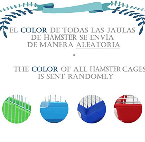 Gabbia Per Criceto BPS Con Accessori - Casa, Ruota, Mangiatoia, 27x20x33cm - Foto 7