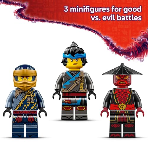LEGO NINJAGO Rogue vs. Drix Race Car Duel Building Toy for Preschool Kids - Ninja Toy with Starter Brick for Boys & Girls, 4+ - Gift Idea for Birthdays & Dragons Rising Fans - 71840 - image 6
