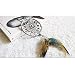 Pixnor Dream Catcher artesanal atrapasueños llavero colgante decoración 11 tallo colgante adorno...