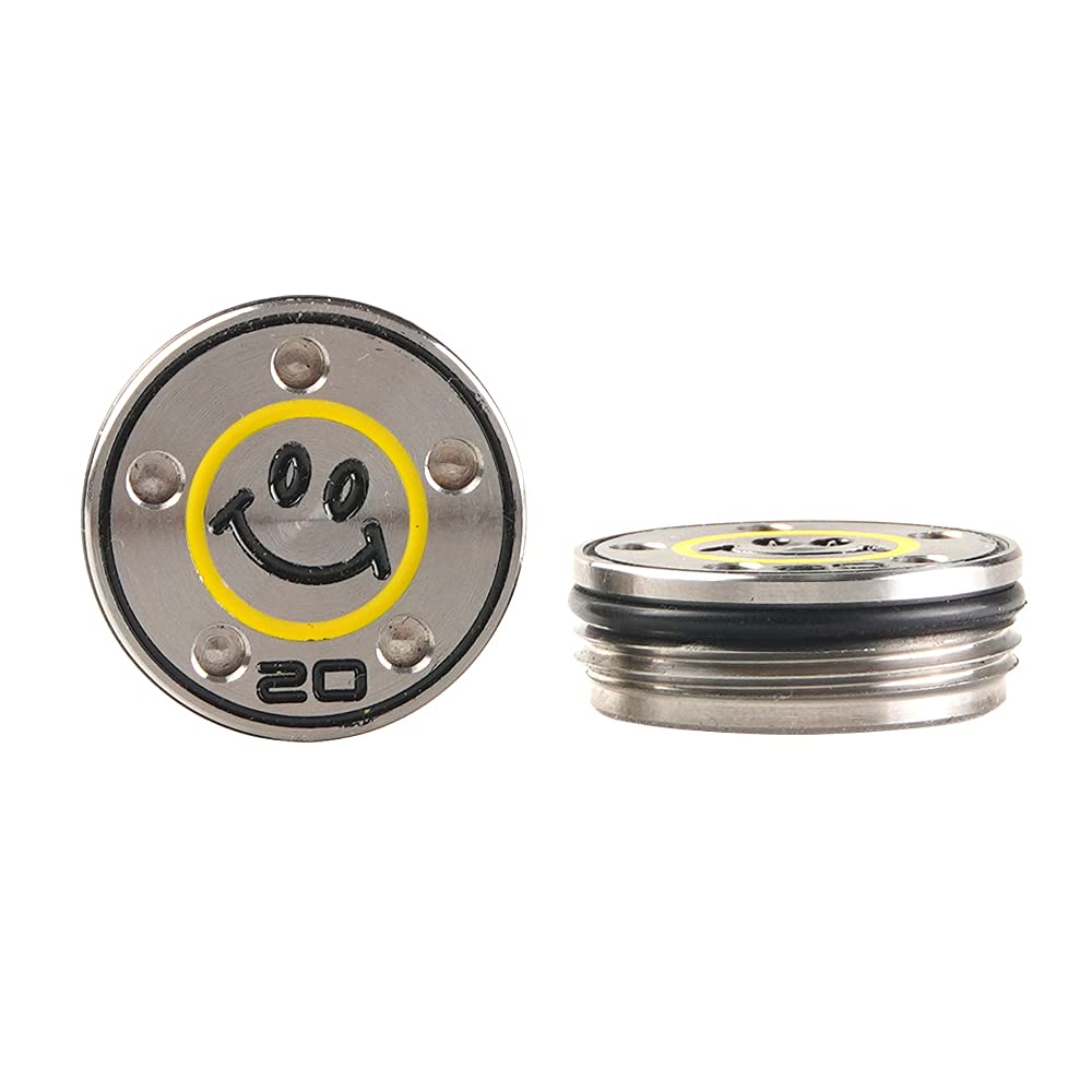 GOOACTION Golf Custom Putter Weights Smiling Face Pattern 2PCS 20g Compatible with Select Newport Studio Design California GoLo Futura X Series Putter Clubs
