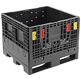 Global Industrial Plastic Folding Bulk Shipping Container, 32