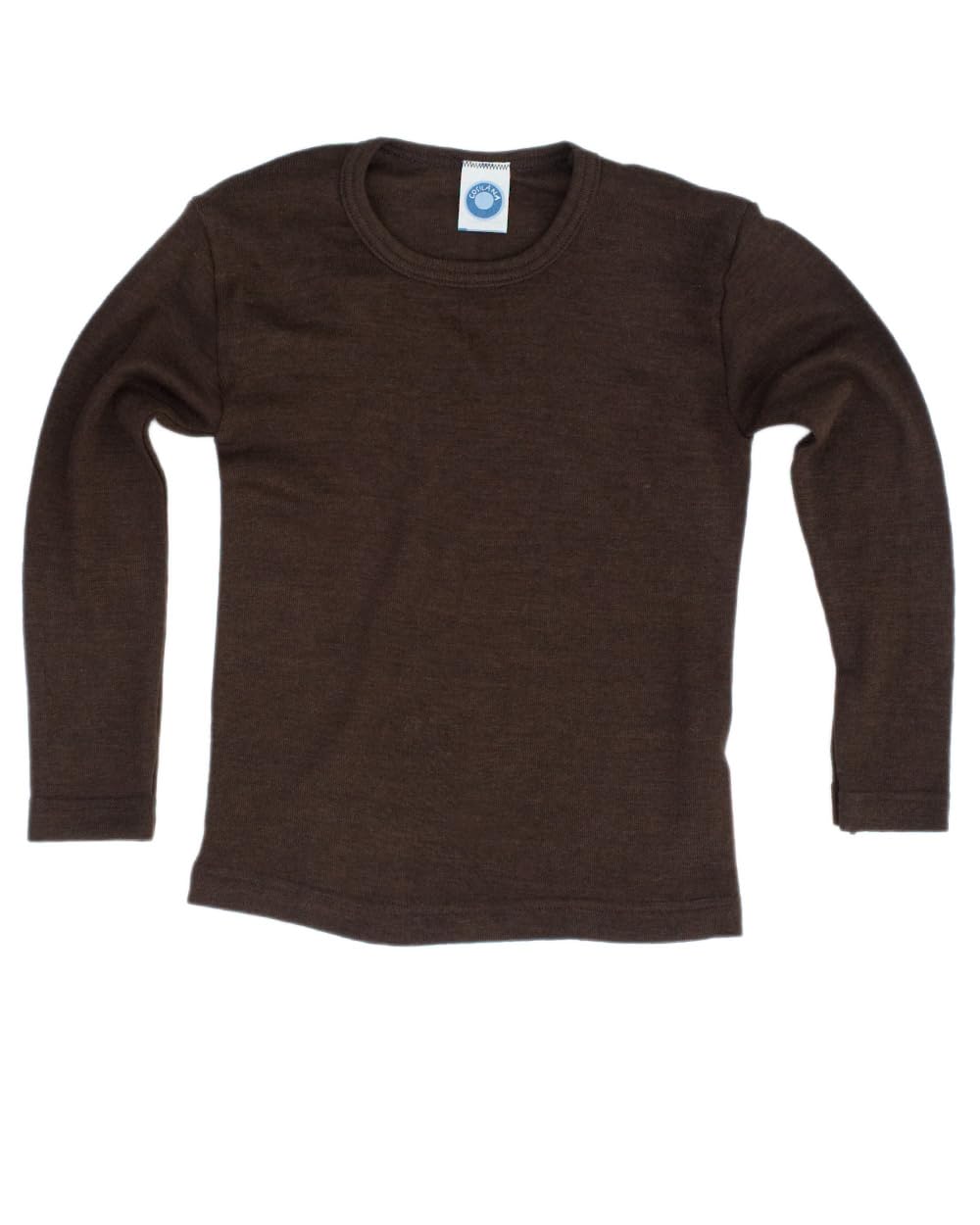 Cosilana, Camiseta Interior de Manga Larga para niños, 70% Lana (KBT), 30% Seda