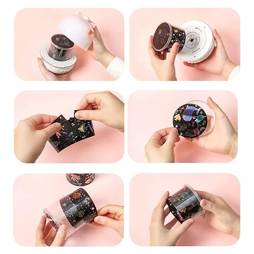 JIANW Luminária Infantil Giratória Projetor de Desenhos Encantados