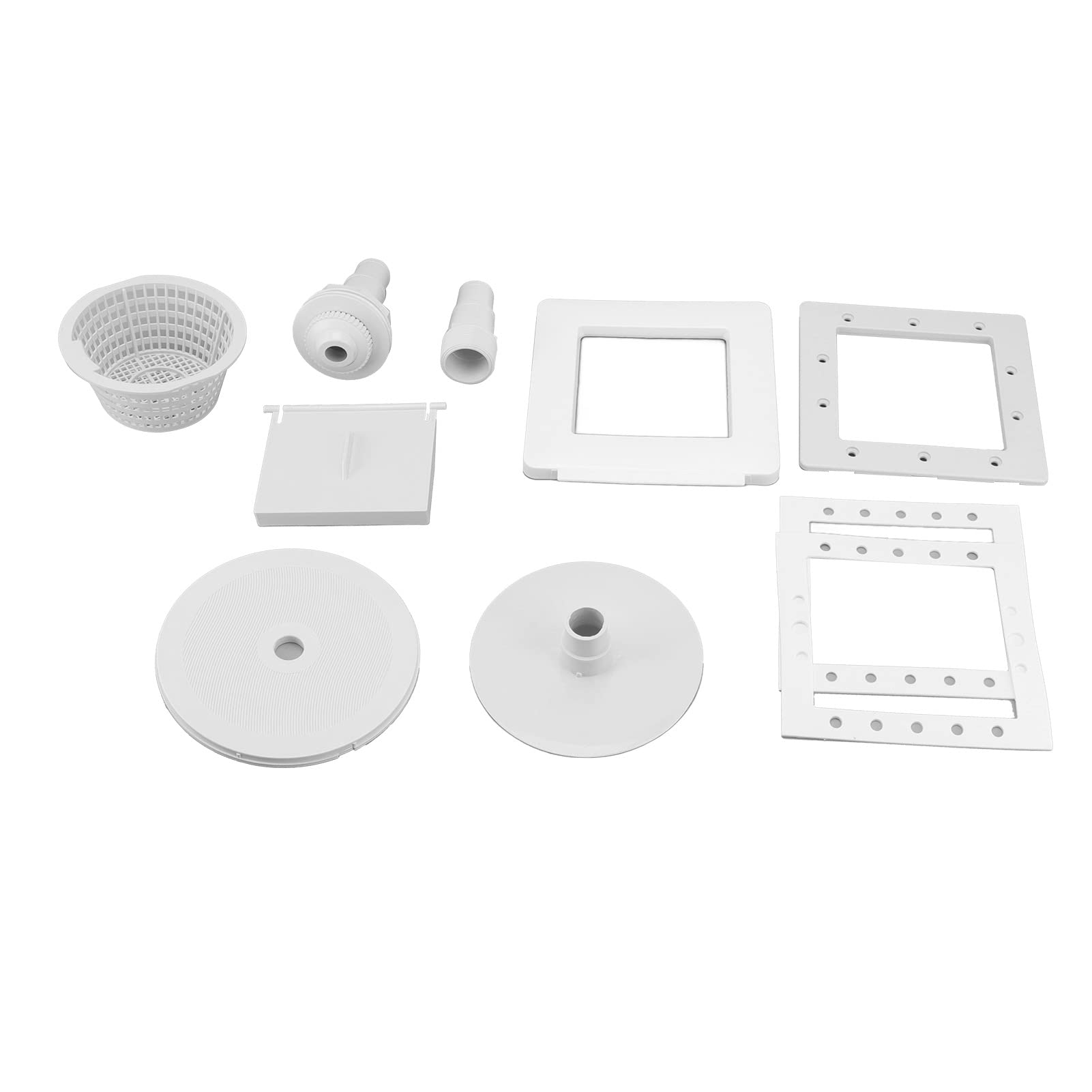 Alvinlite Skimmer de Piscina, Cesta de Filtro Skimmer de Drenaje, Filtro de Piscina de Drenaje pequeño de 1,5 Pulgadas, Accesorios para Piscina