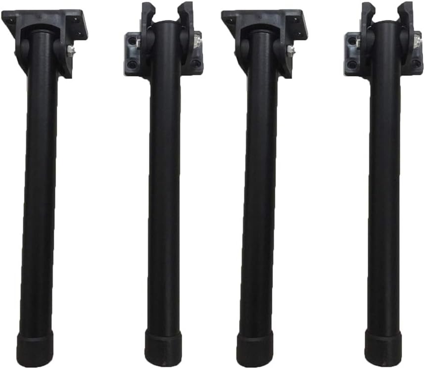 Furniture Leg Sofa Legs, Furniture Stealth Folding Legs Furniture Legs Furniture Feet Sofa Bed Invisible Feet Furniture Support Leg Hardware Accessories Storage Feet,Black,4pcs