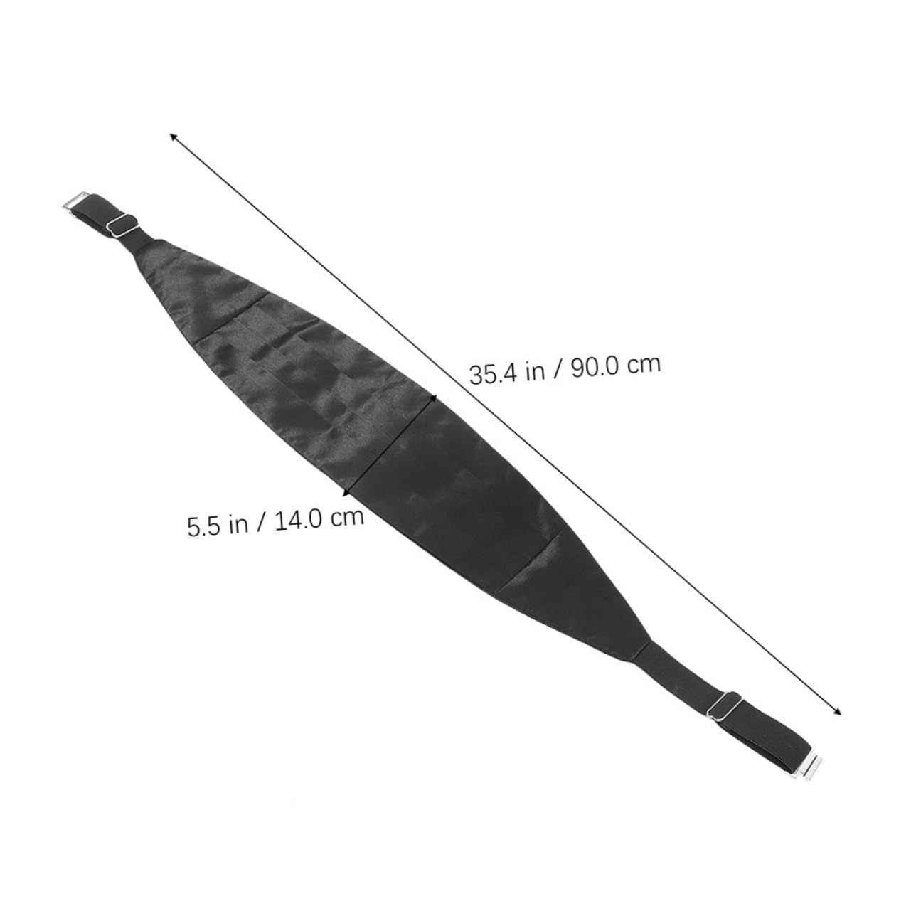 Homoyoyo Adjustable Tuxedo Waistband Cummerbund for Men Solid Satin Formal Accessories Set for Wedding Party