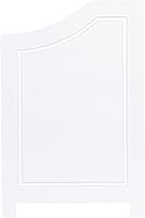 Vista 4 de Household Essentials Asiento de gabinete de canasta de carga individual, color blanco