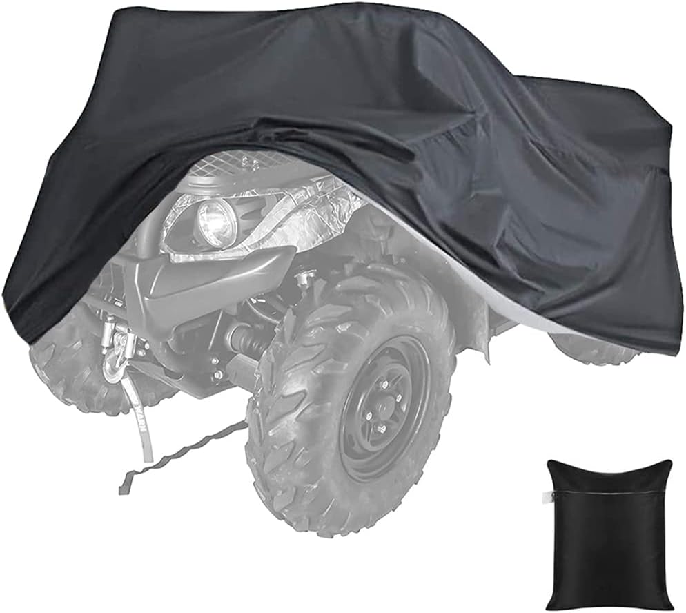 ATV Cover Waterproof Quad ATC 4 Wheeler Cover Outdoor Storage Dust Snow Rip-Resistant ATV Protector Covers Replacement for Kawasaki Yamaha Suzuki Honda Polaris Sportsman (XXXL: 100.79x43.31x47.24IN)