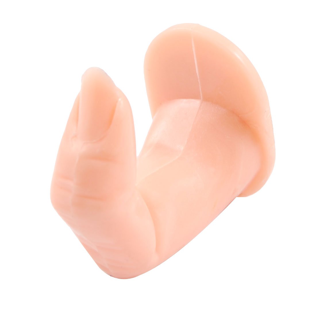 ZHuidjo Finger Shaped Plastic Wall Hook Hanger Peachpuff Color (SN: 5ff e2f ccf 449 ae2)