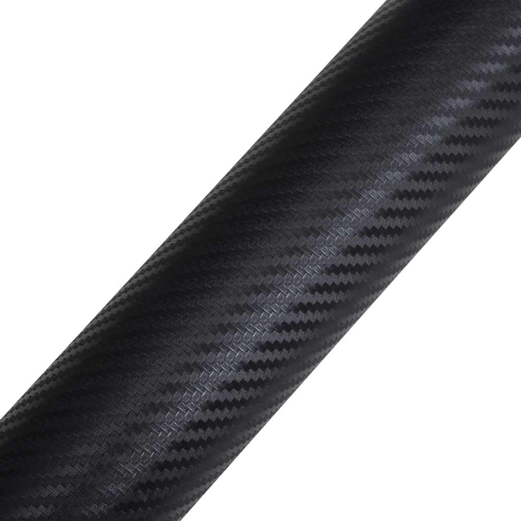 Mangloder - Pellicola autoadesiva per auto, 2 pezzi, effetto fibra di carbonio 3D, 100 x 150 cm, pellicola autoadesiva in vinile per auto, tuning, protezione della vernice, colore nero