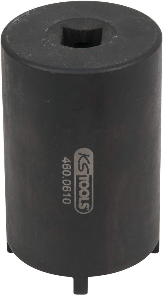 KS Tools 460.0610 1/2" DAF Slotted Nut Wrench for Steering Rod Attachment with 4 Prongs, 52 mm