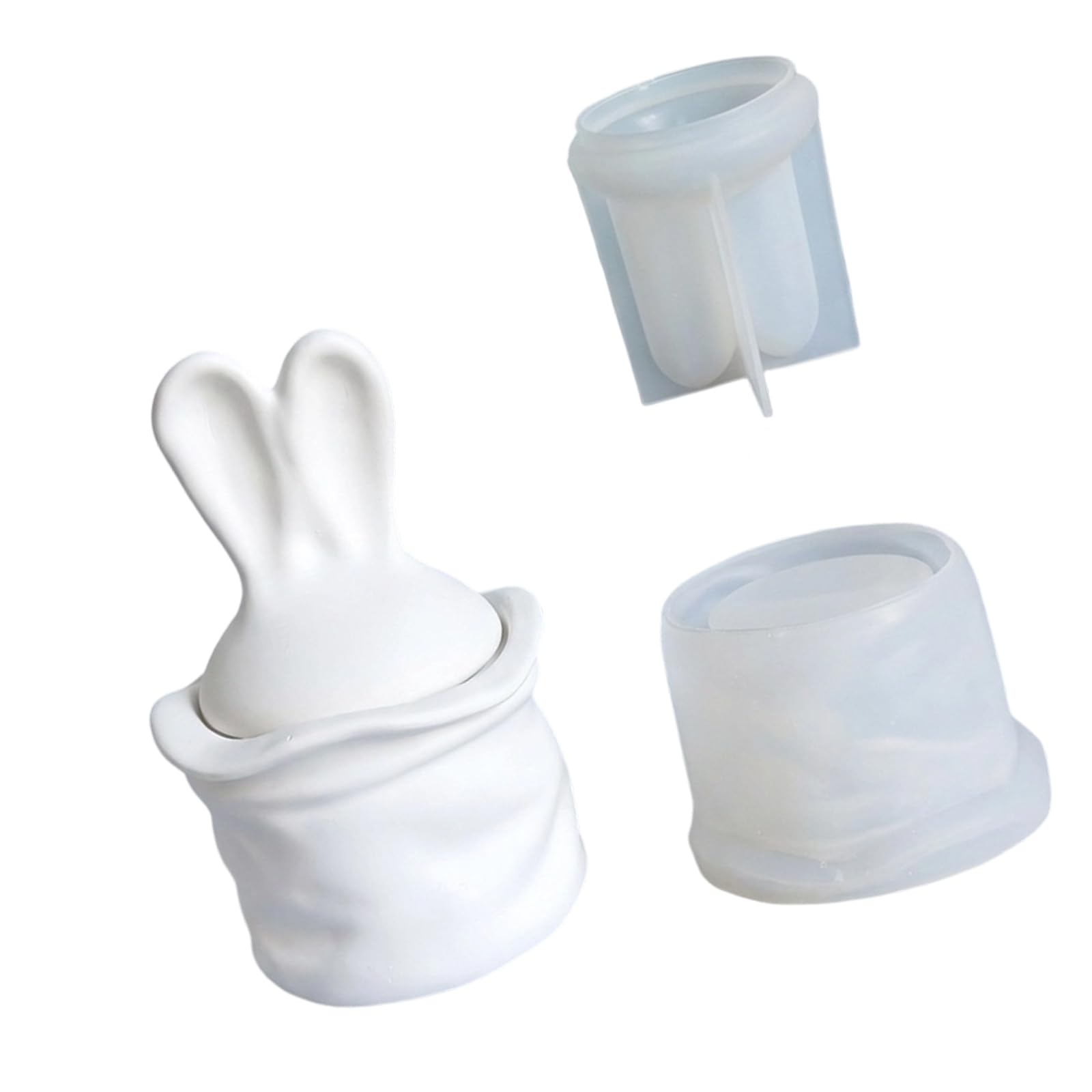 Moule pot silicone lapin pour décorer votre atelier créatif