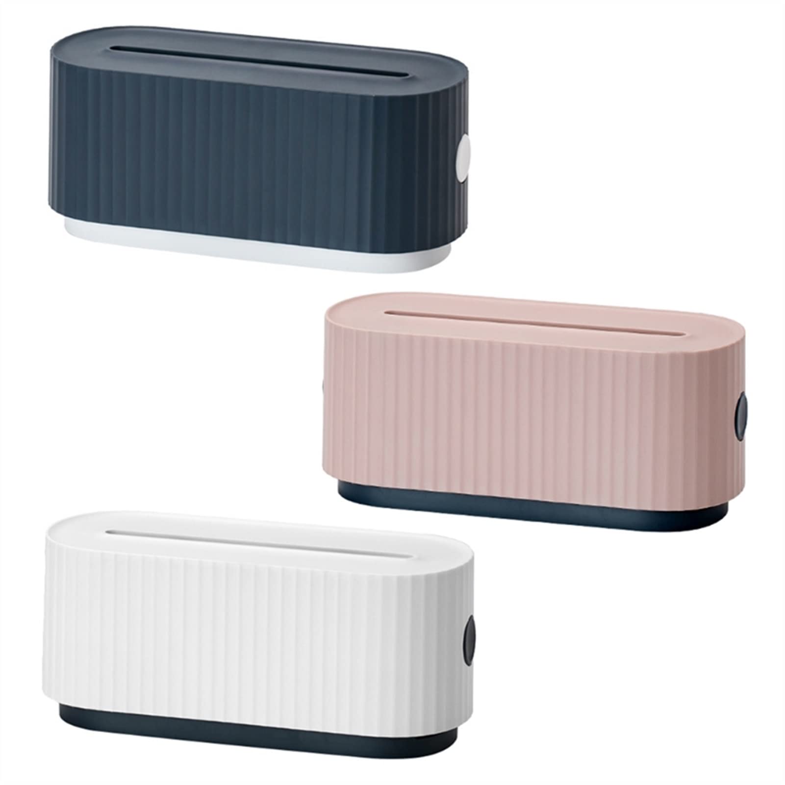 Kabelmanagement-Box Kabelmanagement-Box mit Telefonhalter-Ständer Stromleitungs-Steckdosenleisten-Abdeckung Ladegerät-Adapter-Drähte Hider Desktop-Kabel-Organizer Kabelbox Kabelaufbewahrungsbox (Col