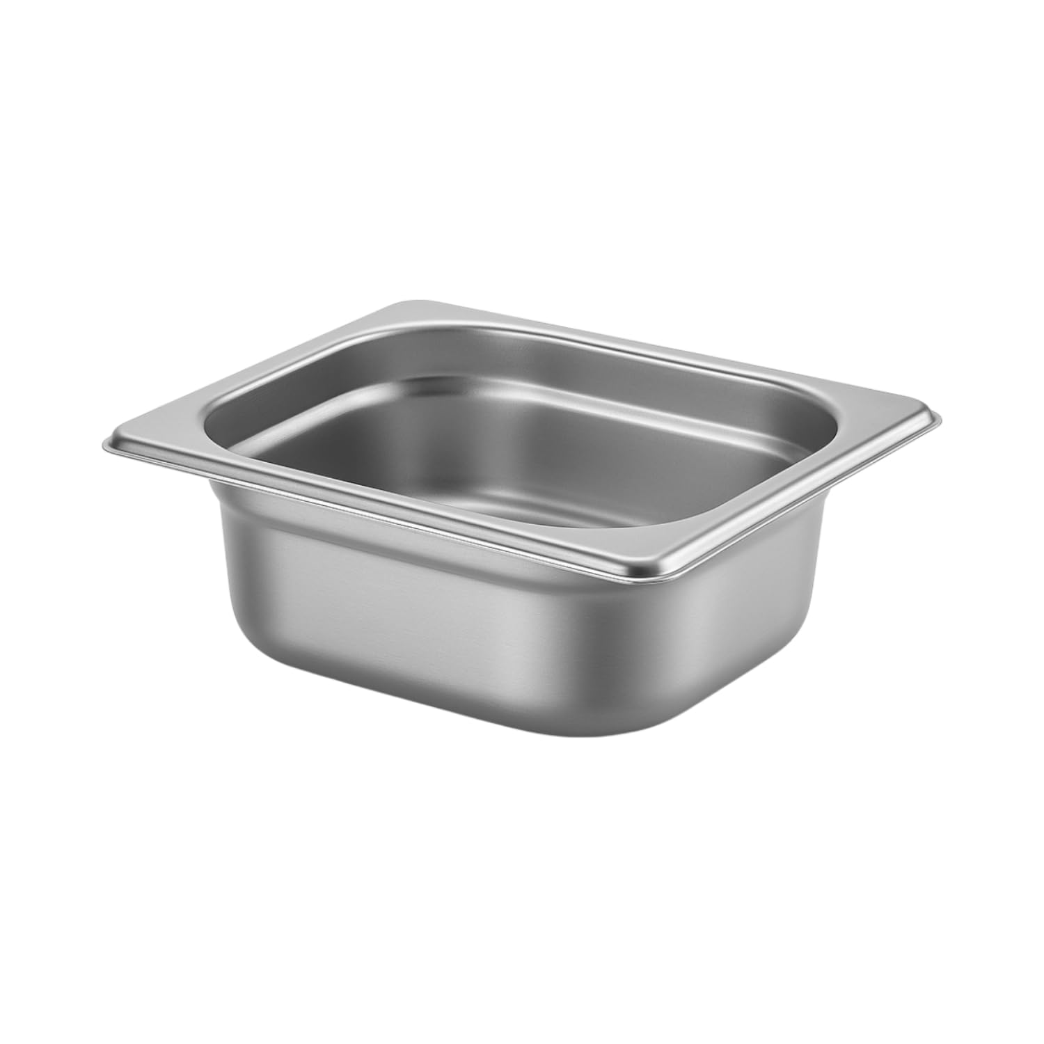 Générique Bandeja de acero inoxidable GN 1/6 x 65 mm – Acero inoxidable apto para uso alimentario – Apilable – Apto para lavavajillas (Pack de 3)