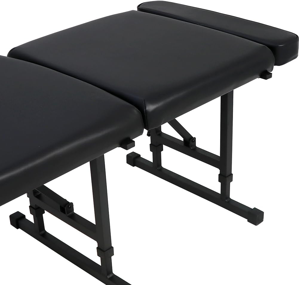 Royal Massage Sheffield 160 Elite Professional Portable Chiropractic Table - Lightweight Adjustable Folding Design (Charcoal)