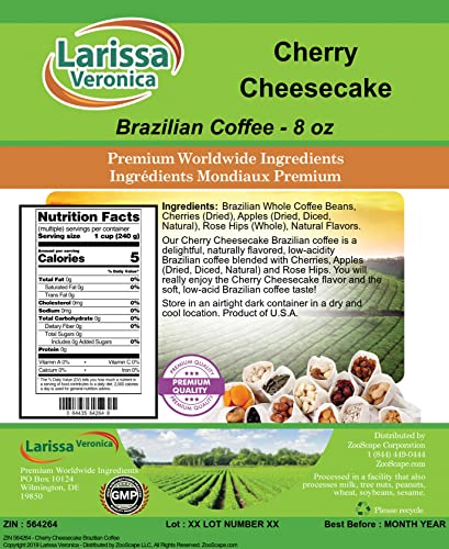 Café en Grano Larissa Veronica 8 oz Naturalmente Saborizado miniatura 2
