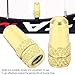 2pcs Valve Aluminum Alloy Bikes Tire Valve Dust Covers for Bikes and Mountain Bikes with Bright Colors (Gold)
