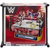 Mattel WWE Superstar Ring, 14 inches with Spring-Loaded Mat, 4 Event Apron Stickers & Pro-Tension Ropes for WWE 6-inch Action Figures