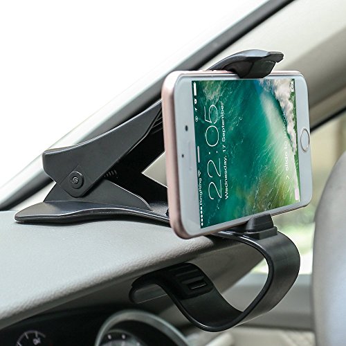 Car Mount, Car Phone Holder T-More Car Phone Mount Universal Dashboard Phone Mount GPS Holder Safe Driving for iPhone 7/7 Plus 6S 6,Galaxy S8,Huawei, HTC&Other Smartphone(Holds Up to 6.5 in Device)