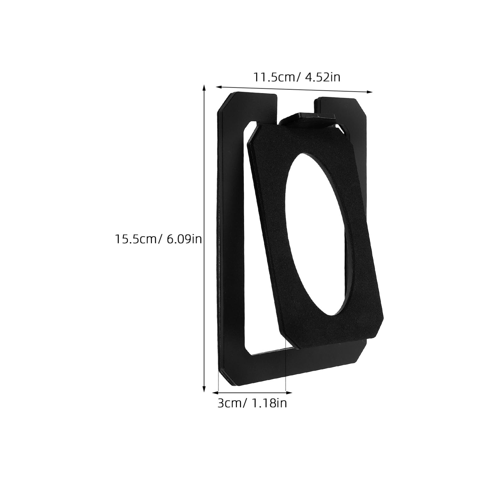 ifundom Desktop Metal Speaker Stand Slanted Holder for Gaming Speakers Compact Design for Metal Construction Absorption Space-Saving Audio Support