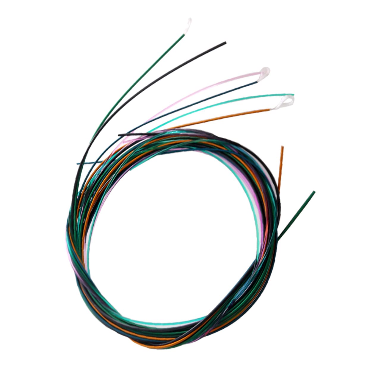 SUPVOX Folk Guitar Strings Standard Tension Colored Strings for Guitar Musical Wire Set