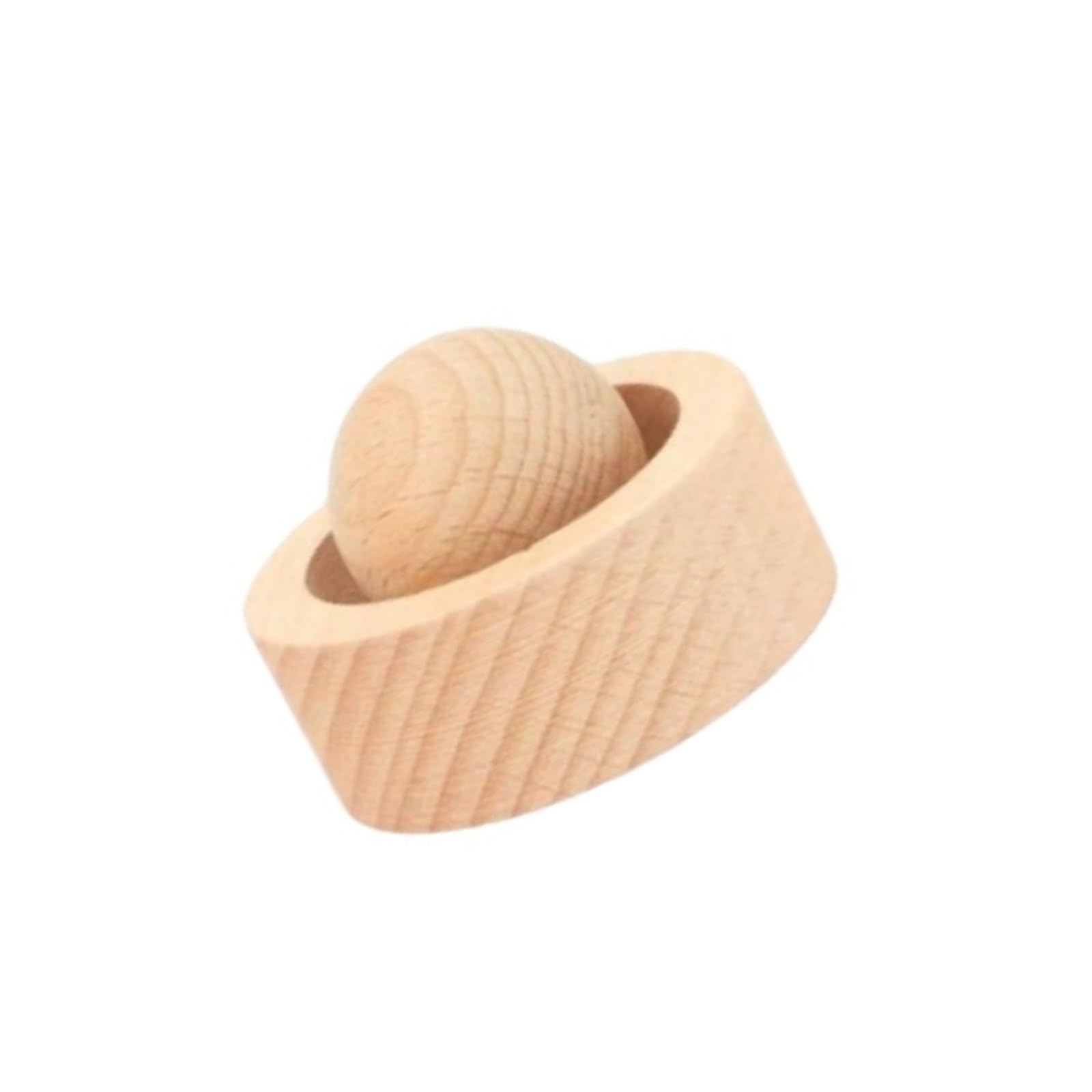 Laikoutd Beech Natural Wooden Scented Ball Diffuser For Essential Oil Easy Use Home Car Aromatherapies Decors Handcrafted Solid Wood Living Room Decorative Diffuser