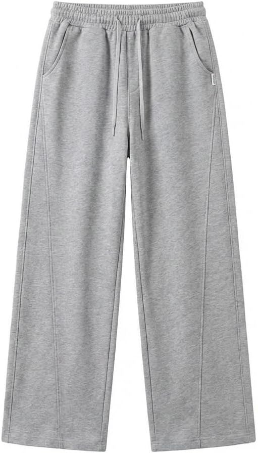 TUIJI Men's Casual Cargo Pants Workout Joggers Stretch Sweatpants Brown