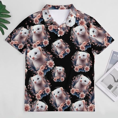 Camiseta de tenis para mujer cómoda y transpirable con flores 3