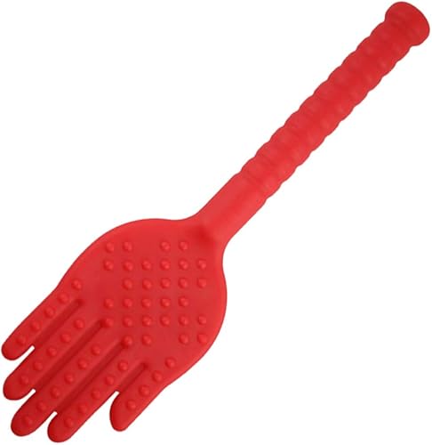 ARTIBETTER Herramientas de mano Masaje Pat Salud Beat Cinco - Dedo palmaditas Sha Board masajeador herramienta de cuidado (rojo) Masaje Pat Beat