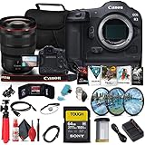 Canon EOS R3 Mirrorless Camera (4895C002) + Canon RF 24-70mm Lens + Sony 64GB Tough SD Card + Filter Kit + Corel Photo Software + HDMI Cable + Case + Flex Tripod + Hand Strap + More (Renewed)