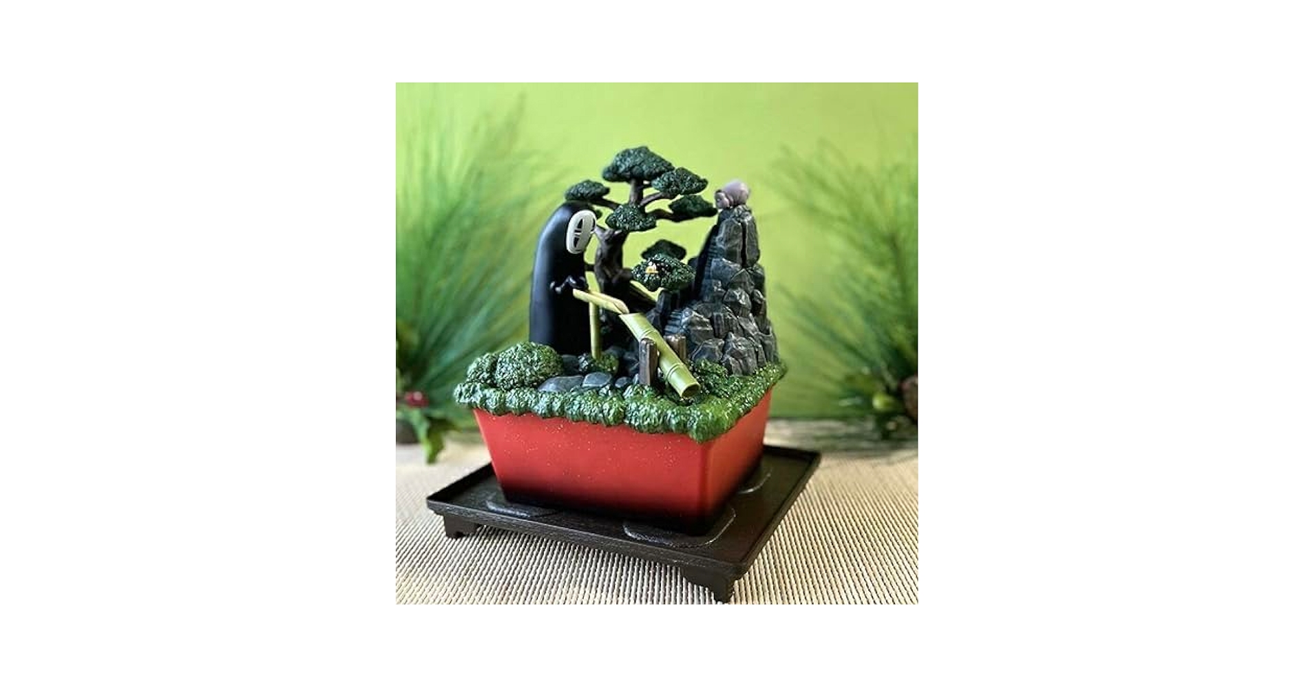 千と千尋 ウォーターガーデン BONSAI 添水ノ庭 ジブリ カオナシ　盆栽 Amazon.co.jp: 千と千尋 ウォーターガーデン BONSAI 添水ノ庭