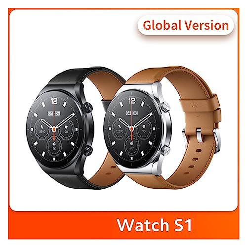 BEYSG BEYSGSmartwatches Wereldwijde versie horloge S1 Smartwatch 1,4 inch AMOLED-display draadloos opladen Dual-band GPS-horloge (kleur: zilver N blauwe band) - Afbeelding 3