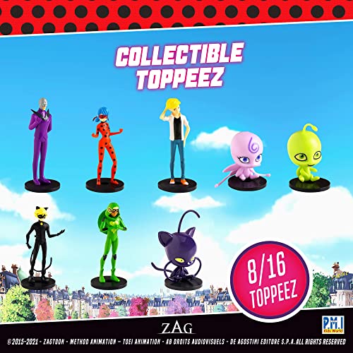 P.m.i. Miraculous Ladybug Collectible Figures | 8 Miraculous Ladybug Figures Out Of 16 Collectibles In 1 Pack | 6 Figures And 2 Rare Hidden Mystery Figures (Assortment B) #TOP5