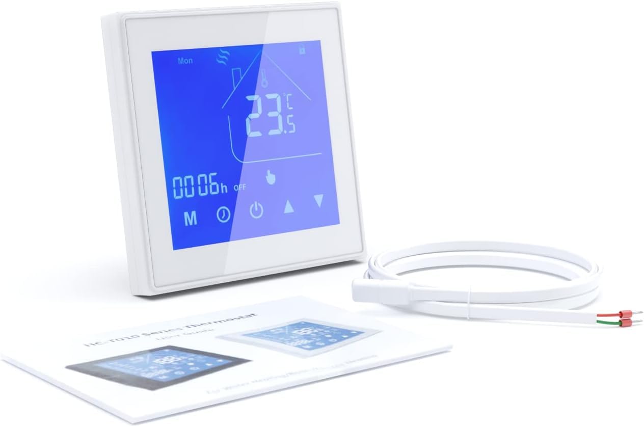 Thermostat MCS 450 pour chauffage au sol électronique en blanc