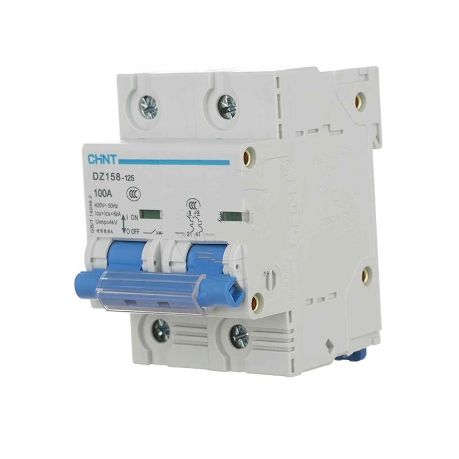 YFHGULBTK DZ158-125 2P 80A 100A 125A 220V 400V 50HZ Miniature Circuit Breaker MCB DZ47(80a)