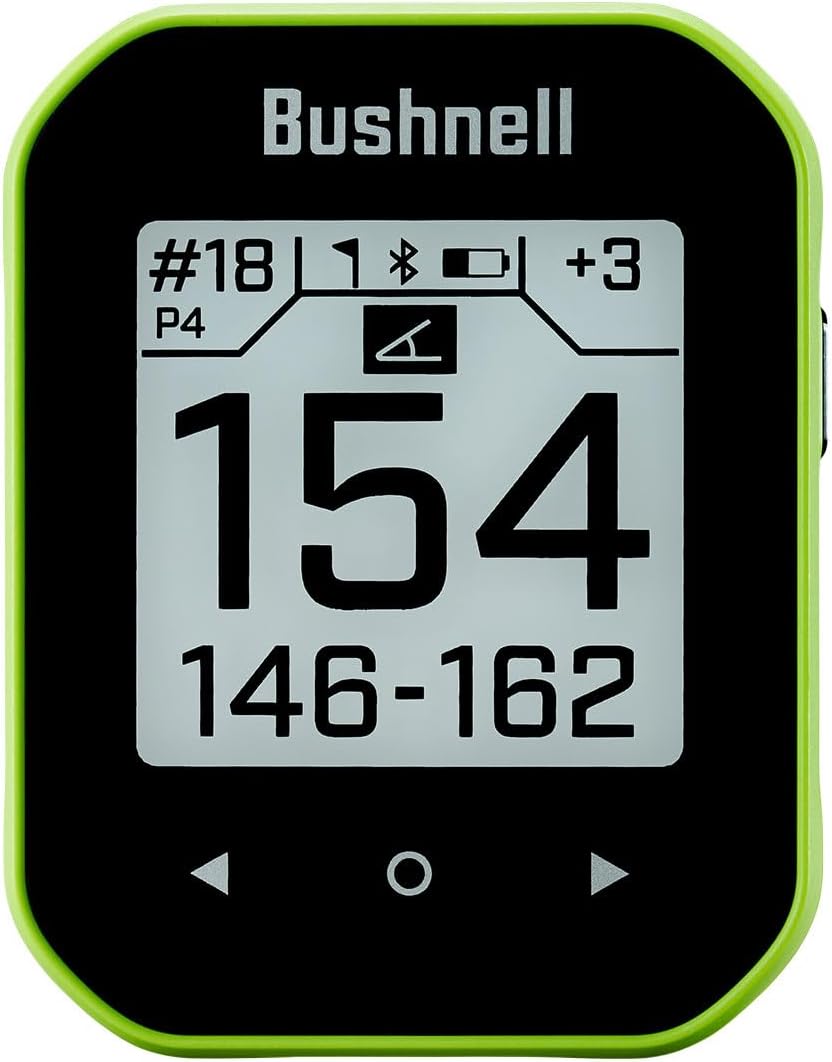 Bushnell Phantom 3 (Green) Slope Golf GPS Handheld Bundle - Touchscreen, Auto Course & Hole Recognition, Auto-Prompt Score Entry with PlayBetter Portable Charger, Belt Clip & Carabiner