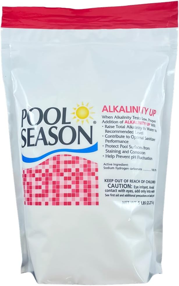 Pool Season Alkalinity Increaser – 25 lb Box | Boosts Alkalinity & Maintains pH Balance | 100% Pure Sodium Bicarbonate for Pools