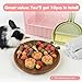 Yuoaes Large Rabbit Litter Box Bunny Potty Training Corner Litter Pan Comes with Liners Rabbit Pee Pads, Small Animal Bedding Toilet for Guinea Pig, Ferret, Hamster, Bunnies (Pink)