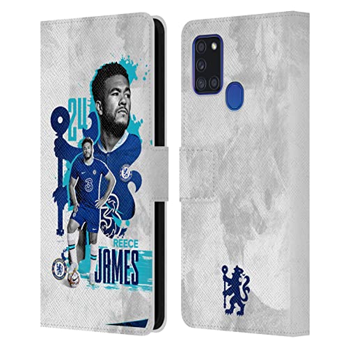 Protection en cuir Samsung Galaxy A21s officielle Chelsea FC